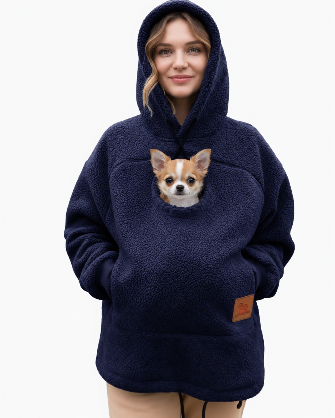 Paw Pocket Dog hoodie